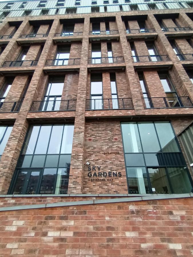Luxury New Built Split-Level Flat With Rooftop Gardens Access Manchester Exterior foto